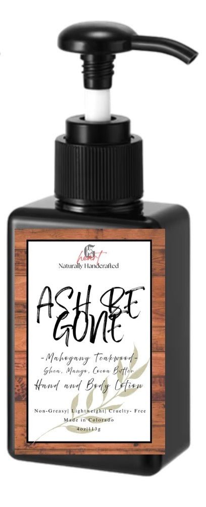 Ash Be Gone Lotion Collection - 4oz - Gabriel's Heart Naturally Handcrafted