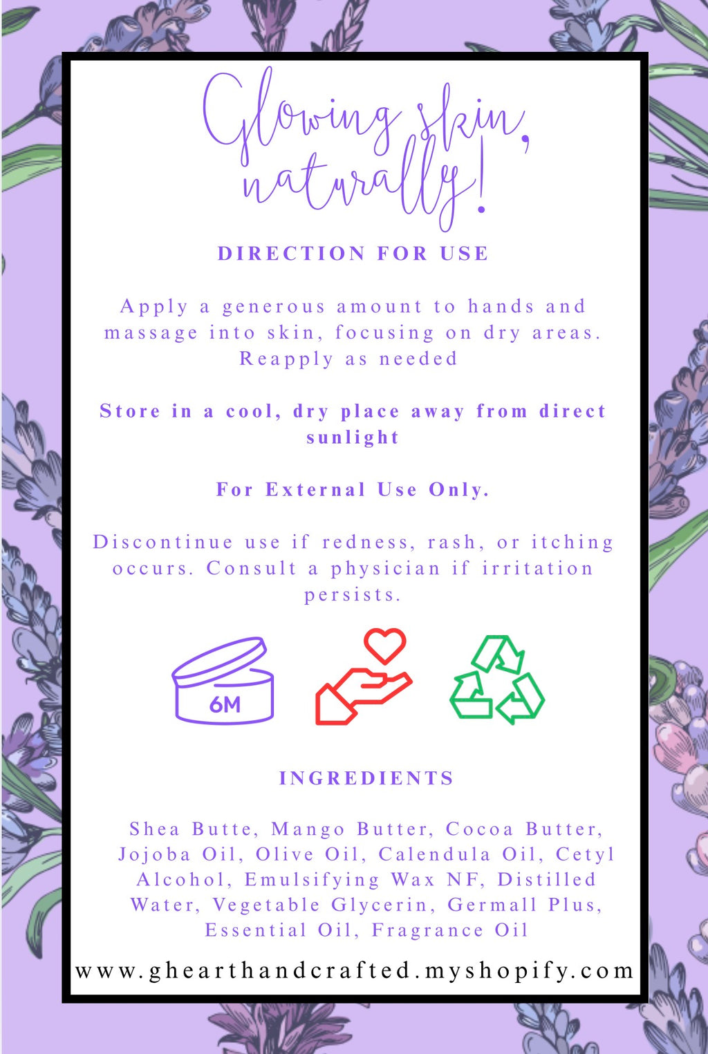 Ash Be Gone Lotion Collection - 4oz - Gabriel's Heart Naturally Handcrafted