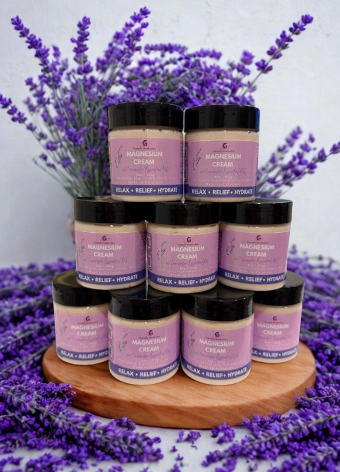 Magnesium Cream w/ Lavender Essential Oil