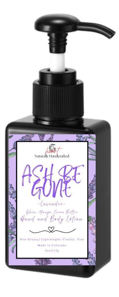 Ash Be Gone Lotion Collection - 4oz - Gabriel's Heart Naturally Handcrafted